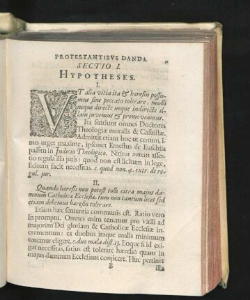 Sectio I. Hypotheses.