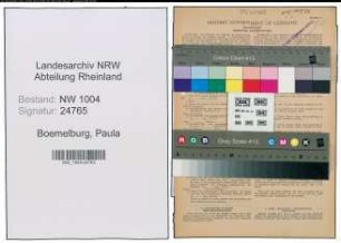 Entnazifizierung Paula Boemelburg , geb. 06.09.1922 (Angestellte)