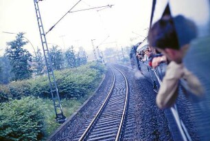 Strecke zwischen Bahnhof Harburg und Bahnhof Neugraben: Internationale Verkehrsausstellung Hamburg