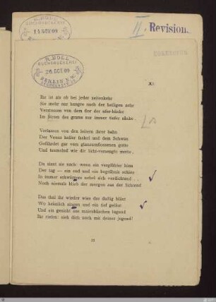 Vorspiel XX : [SW V: keine Sigle]; [SW V, S. 29/110]