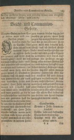 Beicht- und Communion-Gebete