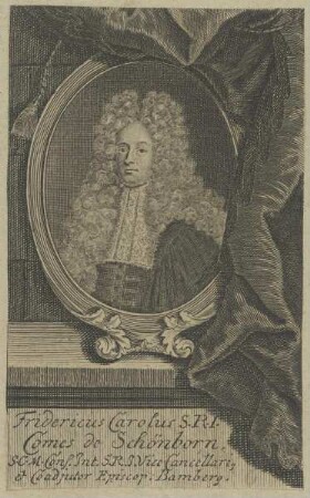 Bildnis des Fridericus Carolus von Schönborn