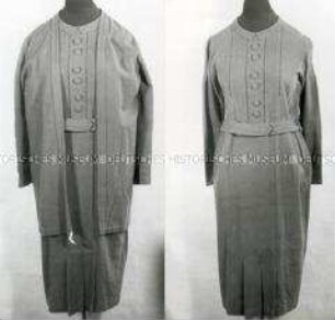 Kleid eines zweiteiligen Kostüms, Jackenkleid