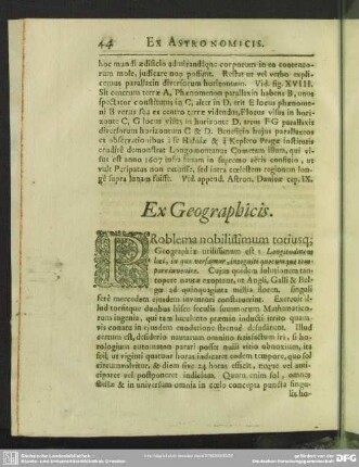 Ex Geographicis