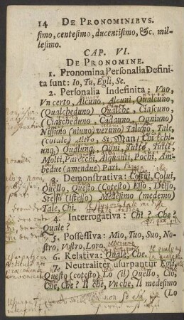 Cap. VI. De Pronomine.