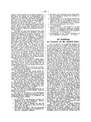 Die Enthüllung des Denkmals für Dr. Friedrich Dittes