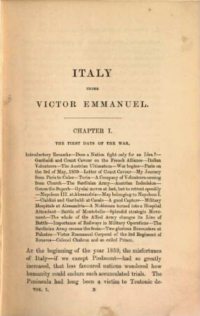 Italy under Victor Emmanuel : a personal narrative, 1