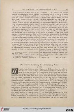Die bildliche Darstellung der Verkündigung Mariä, [2]