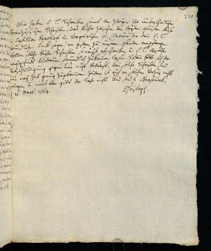 221r-221v, Wir haben E. L. Schreiben, samt den zweyen unterschiedlichen Französischen Schriften...1564.