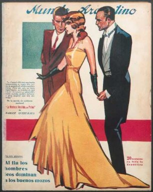 [Una mujer entre dos hombres] [Dibujo]
