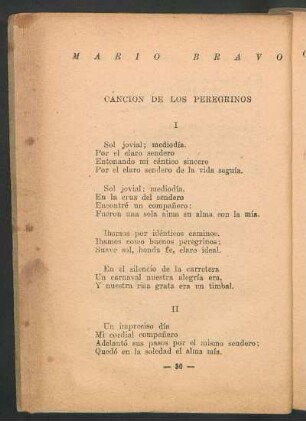 Canción de los peregrinos