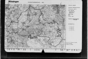 Mössingen (Forstbezirksnr. 413): Bildflugnr. 129 Flugstreifen , Erdrutsch 83, Bildflugcode 413129005, Maßstab 5