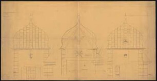 Landhaus Dr. Franz Oppenheim, Berlin-Wannsee: Turmaufbau, 1:10