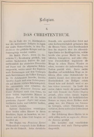 6. Das Christenthum