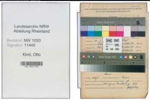 Entnazifizierung Otto Kind , geb. 16.03.1903 ()