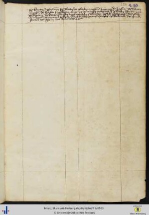 [250r] Kurzes Inhaltsverzeichnis der ganzen Handschrift.