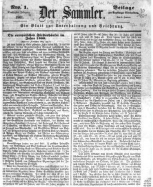 Der Sammler. 30. 1861