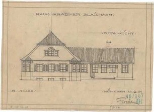 Fischer, Theodor; Blaichach; Haus Gradner - Ostseite (Ansicht)
