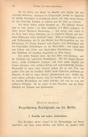 Fünftes Kapitel. Vergrößerung Deutschlands um die Hälfte