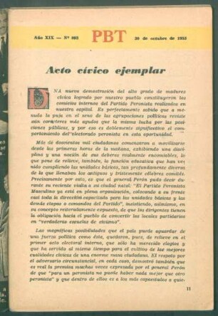 Acto cívico ejemplar