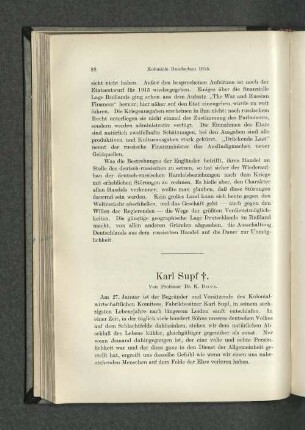 Karl Supf.
