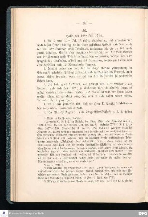 Brief von August Hermann Francke an Heinrich XXIV. v. Reuß-Köstritz.