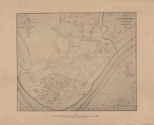 Pläne und Ansichten der Stadt aus den Jahren 1521 - 1898, Lichtdruck, 1898 : Atlas zur Geschichte Dresdens : Pläne und Ansichten der Stadt aus den Jahren 1521 - 1898 ; mit einem Abriß der geschichtlichen Ortskunde von Dresden / hrsg. von Otto Richter. - Dresden : Stengel & Markert , 1898. - 39 Bl. : Kt.