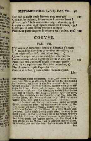 Corvus. Fab. VII. - Europa a Tauro rapta. Fab. XIII.