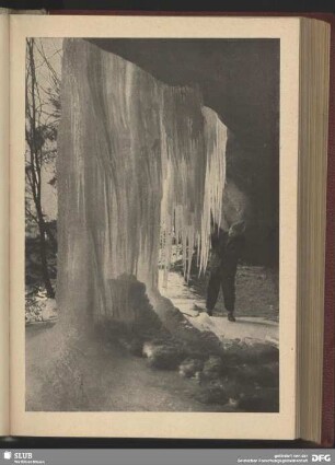 Des Winters Werk (Elbsandsteingebirge, Gautschgrotte)