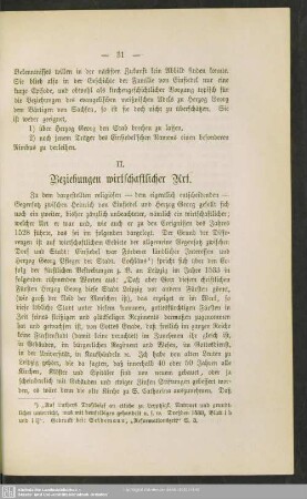 II. Beziehungen wirtschaftlicher Art