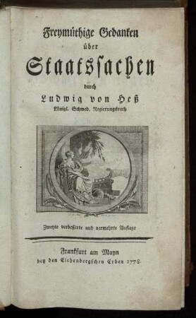 Freymüthige Gedanken über Staatssachen