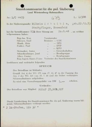 Schaible, Wilhelm