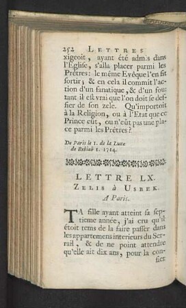 Lettre LX.