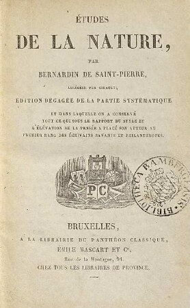 Études De La Nature