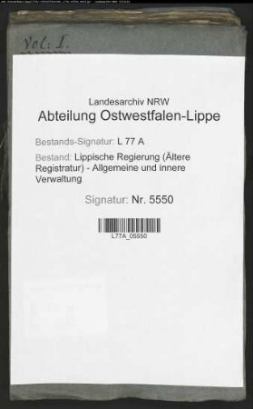 Verwaltung des Zuchthauses (Landesstrafanstalt) und Abnahme der Zuchthausrechnungen, Bd. 1