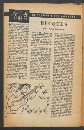 Becquer : El tiempo y sus hombres