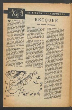 Becquer : El tiempo y sus hombres