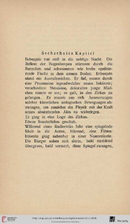 Sechzehntes Kapitel