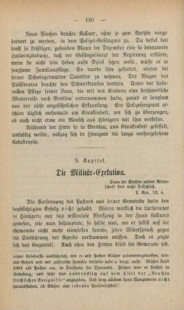 9. Kapitel. Die Militär-Exekution