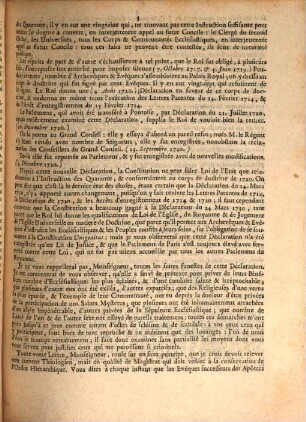 Reponse De M*** à la Lettre de M. l'Archevêque de **, du 8. Septembre 1752. ...