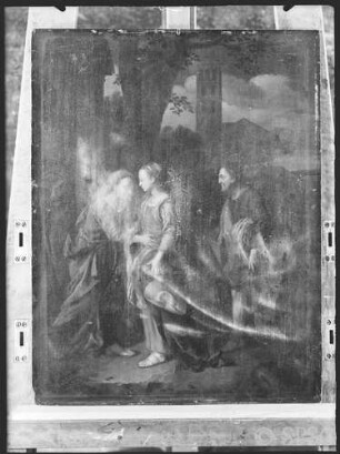 Werff, Adriaen van der. Schule: Die Heimsuchung (oder: Maria und Elisabeth), GK I 7675.