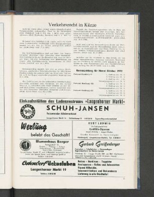 Rentenzahlung für Monat Oktober 1970