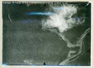 Foto der Batteriestellung Altenberg (Luftbild)