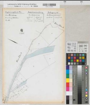 Neheim-Hüsten (Arnsberg), Teilung von Hüsten, Ergänzungskarte Hüsten Flur 6