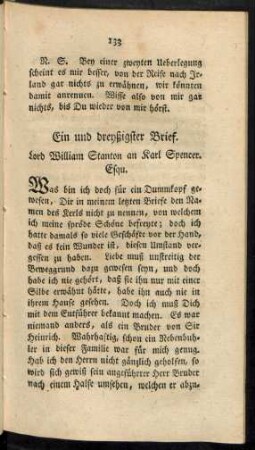 Ein und dreyßigster Brief. - Vierzigster Brief.