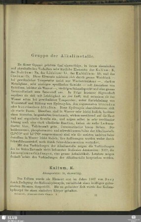 Gruppe der Alkalimetalle