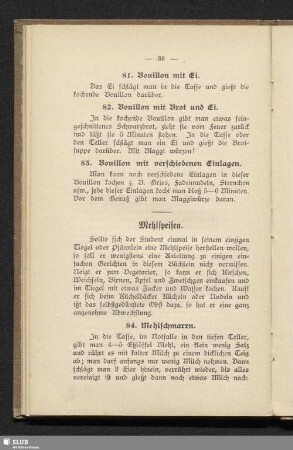 Mehlspeisen