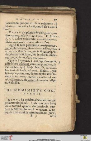De nominibvs contractis