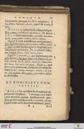 De nominibvs contractis