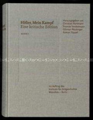 Neuausgabe des Buches Mein Kampf von Adolf Hitler